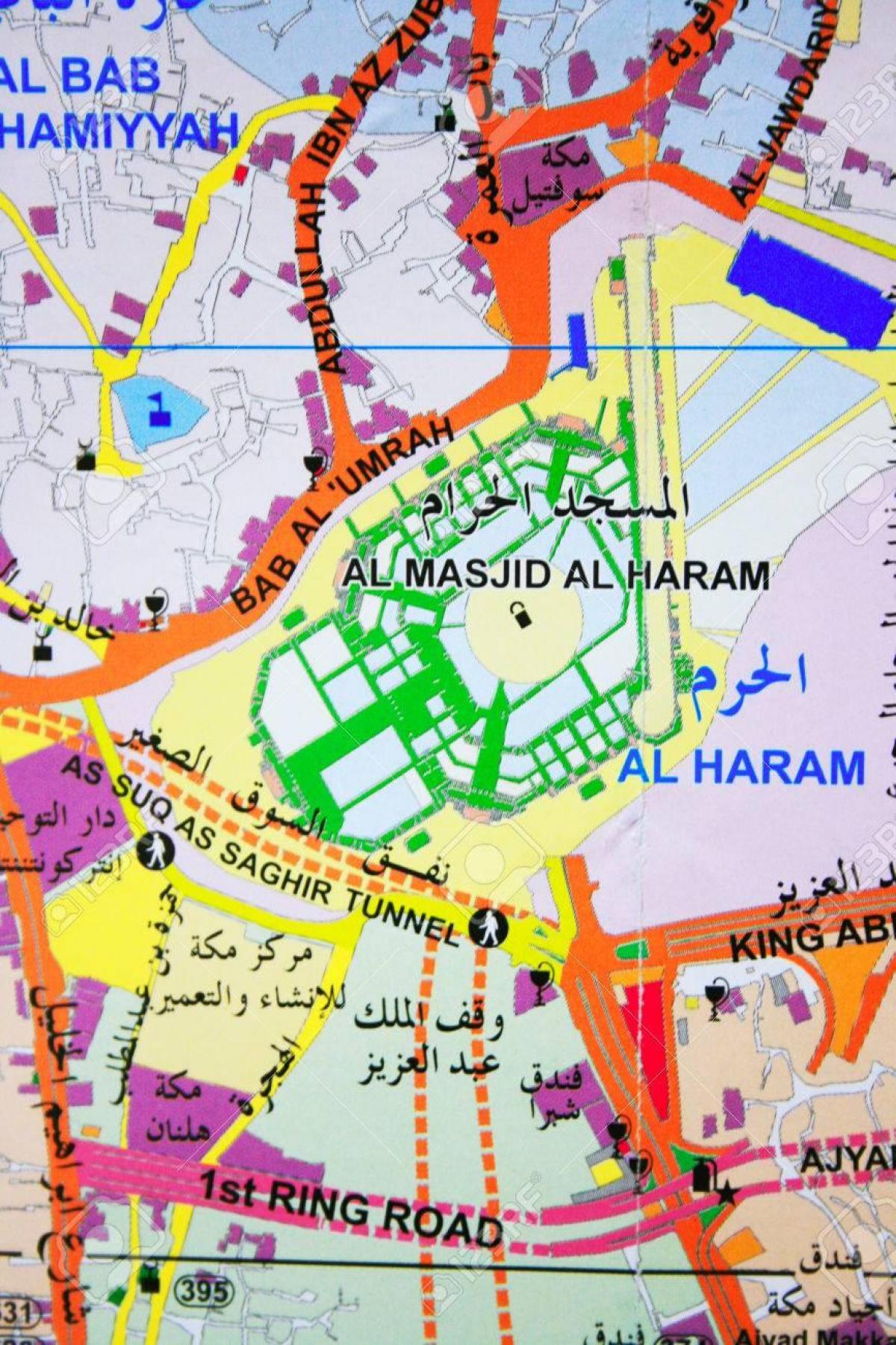 Haram Mekka mapie