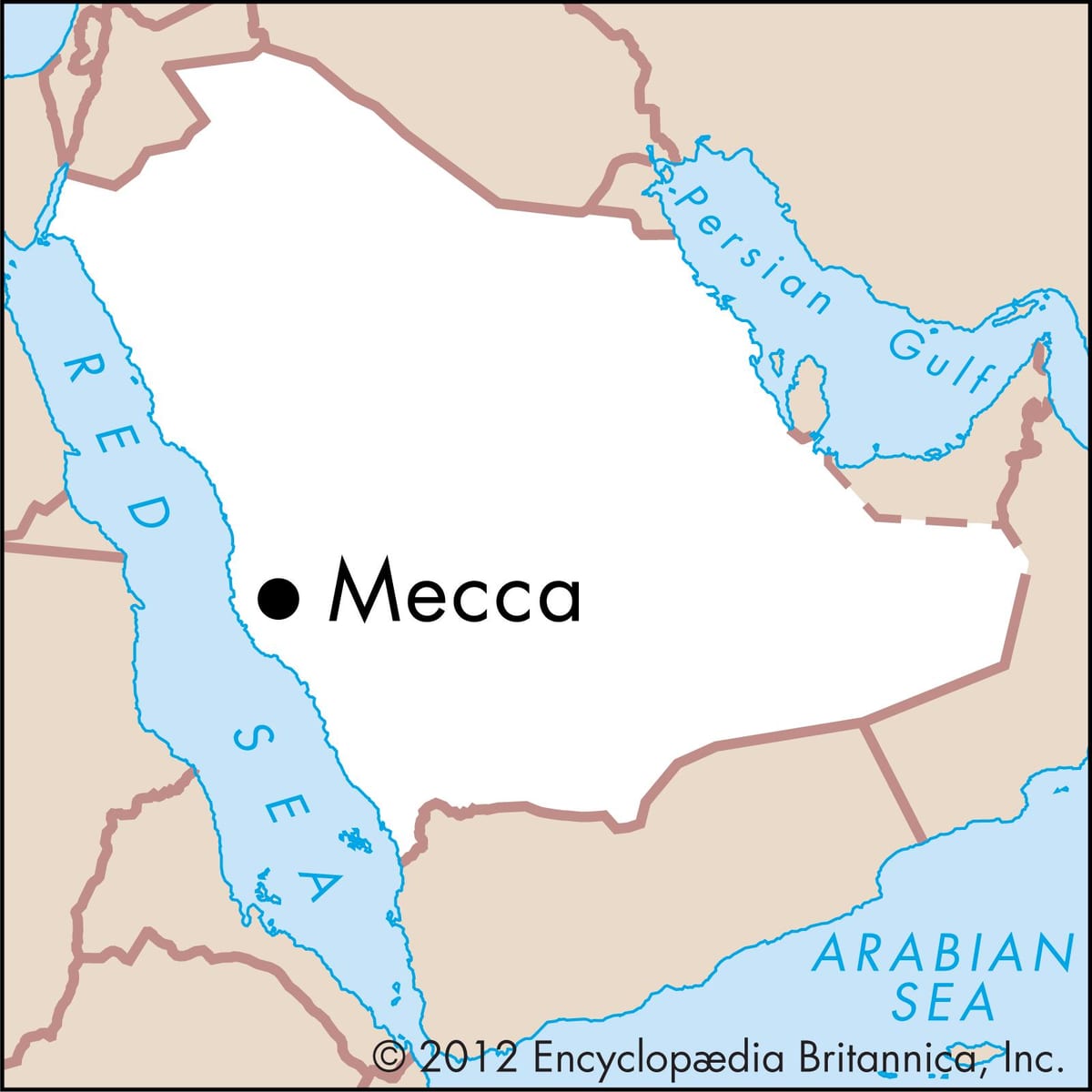 mapie jeśli shahrah e hidżry w Mekce