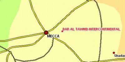 Mapa Ibrahim Halil drodze do Mekki