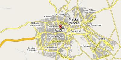 Mapę ulica Mekce 