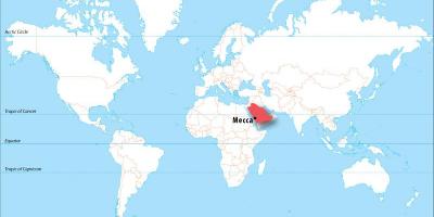 Mekka na mapie świata