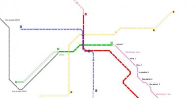 Mapa metro w Mekce 
