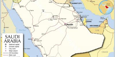 Mapa muzeum lokalizacja Mekki 